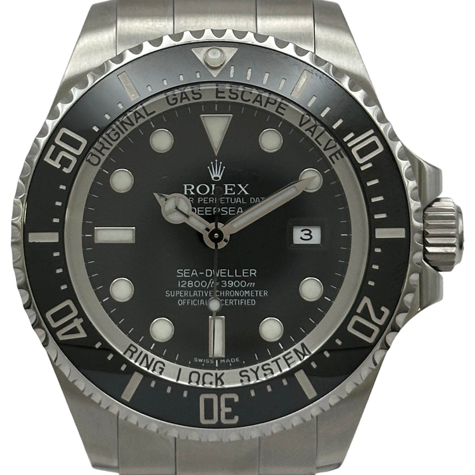 ロレックス ROLEX ディープシー 116660 ブラック ステンレススチール 自動巻き メンズ 腕時計 633,200円