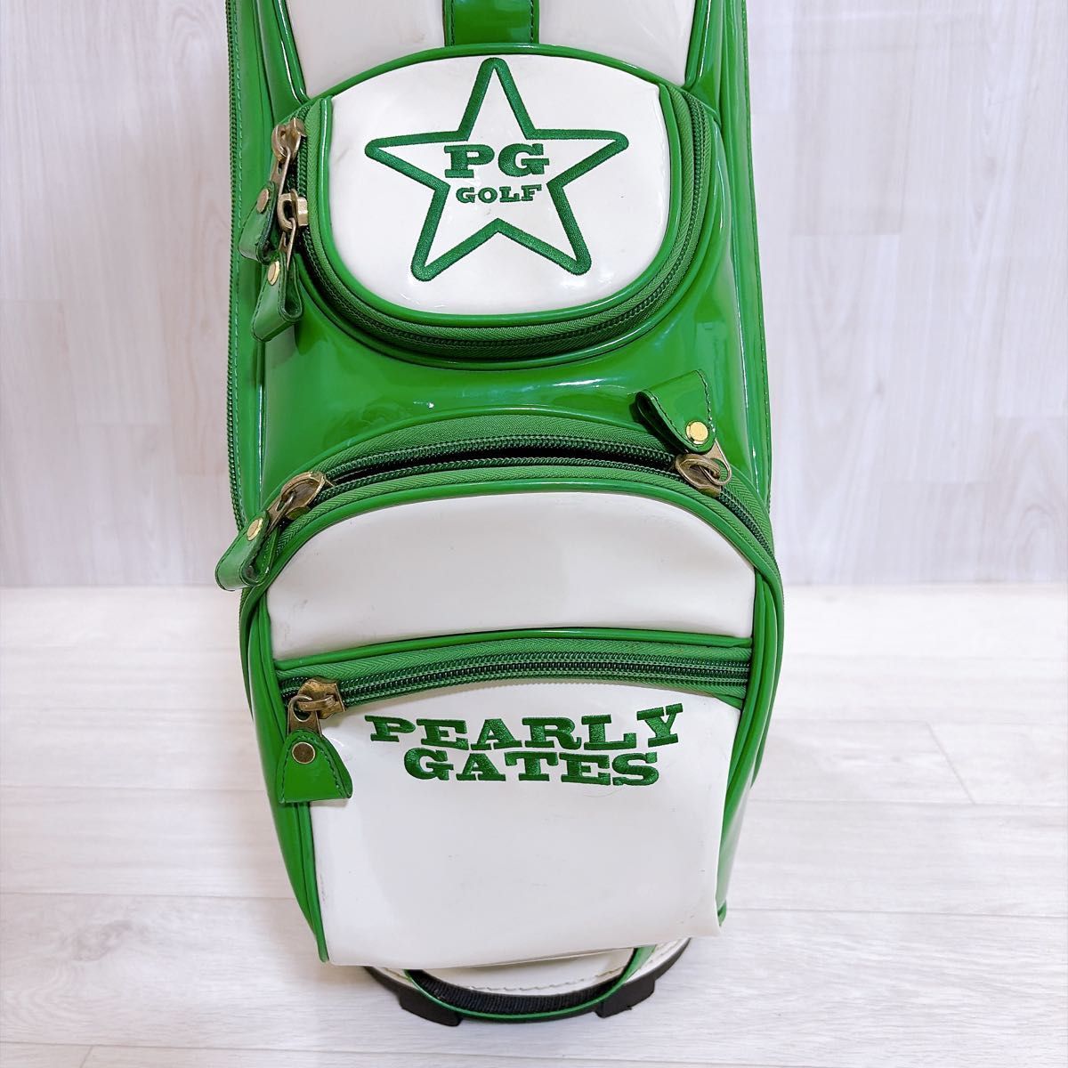 PEARLY GATES パーリーゲイツ キャディバッグ ゴルフバッグ エナメル 6