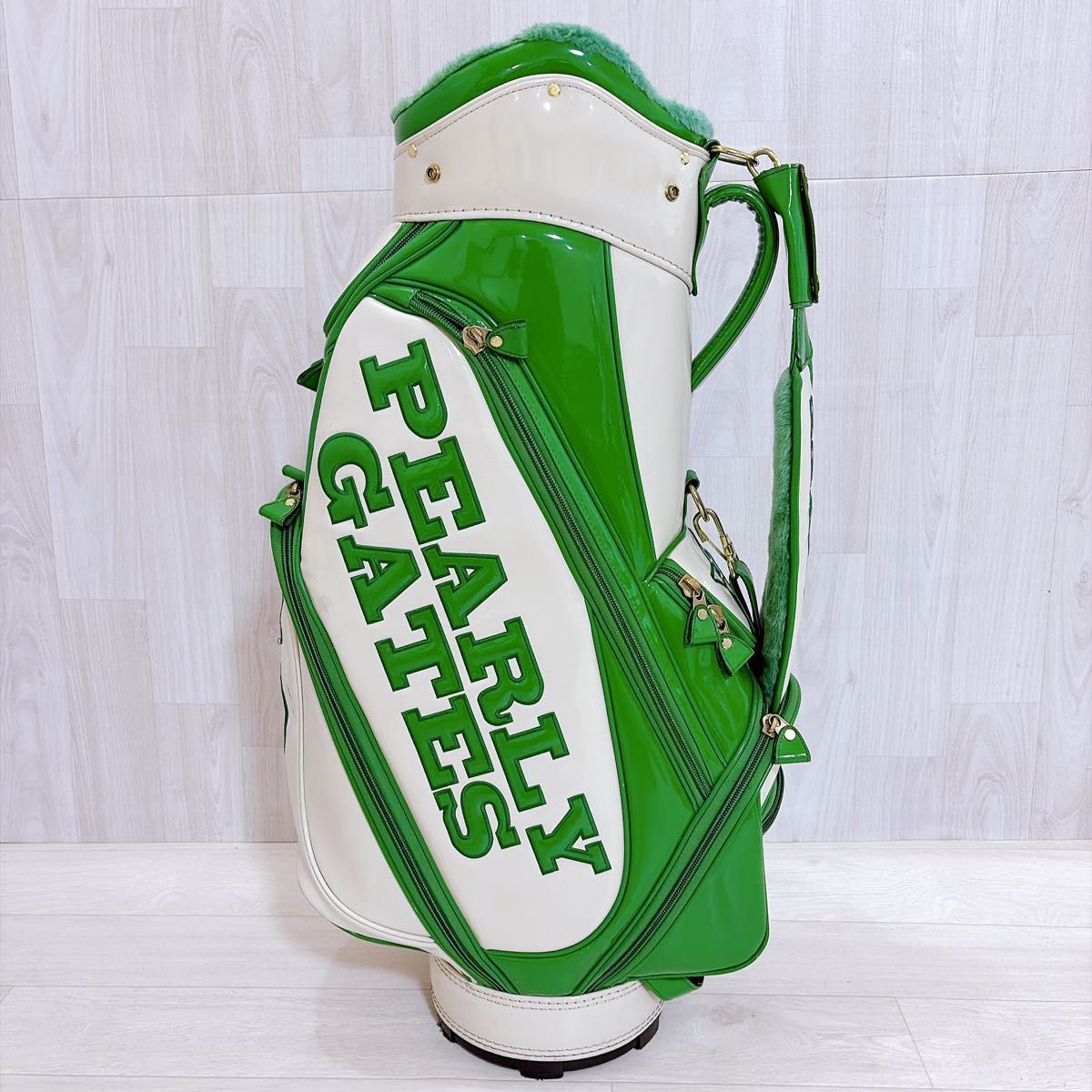 PEARLY GATES パーリーゲイツ キャディバッグ ゴルフバッグ エナメル 6