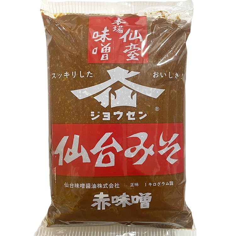 上仙)本場仙台みそ 1KG 常温【10個セット】