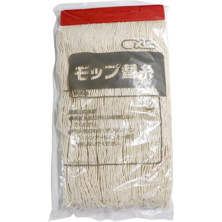 モップ替え糸6寸(赤) 幅17cm 常温【10個セット】