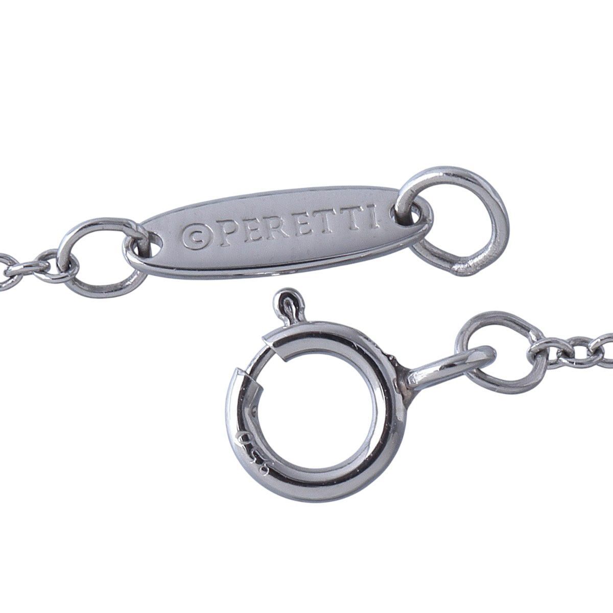 ティファニー バイザヤード ブレスレット 6PD 枠3.3mm 17.5cm PT950 ショップカード(2007年) 新品仕上げ済 TIFFANY【26871】