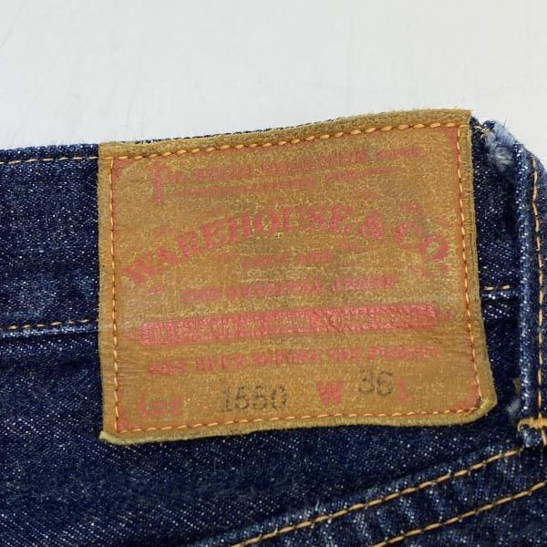 中古】WAREHOUSE DUCK DIGGER 1550 デニムショーツ インディゴ W36