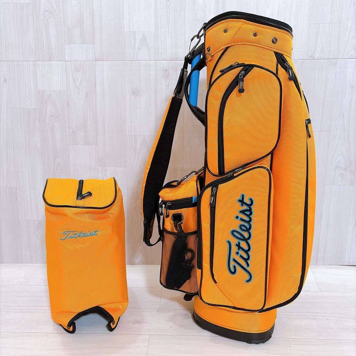Titleist タイトリスト キャディバッグ ゴルフバッグ ナイロン 5分割