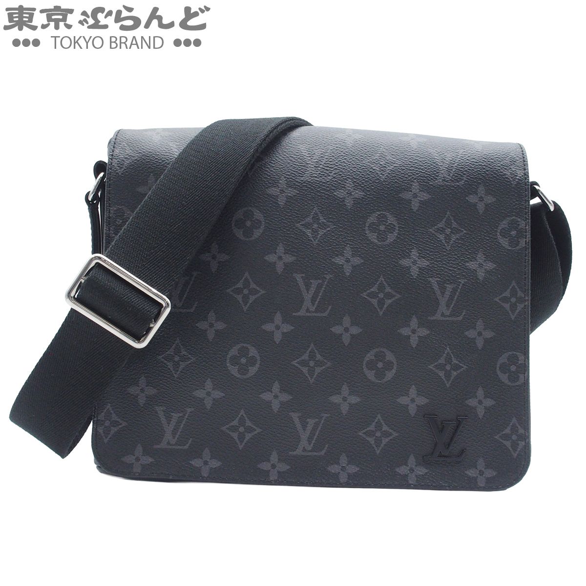 ルイヴィトン LOUIS VUITTON ディストリクトPM M46255 ブラック モノグラムエクリプス ショルダーバッグ メンズ 101878946