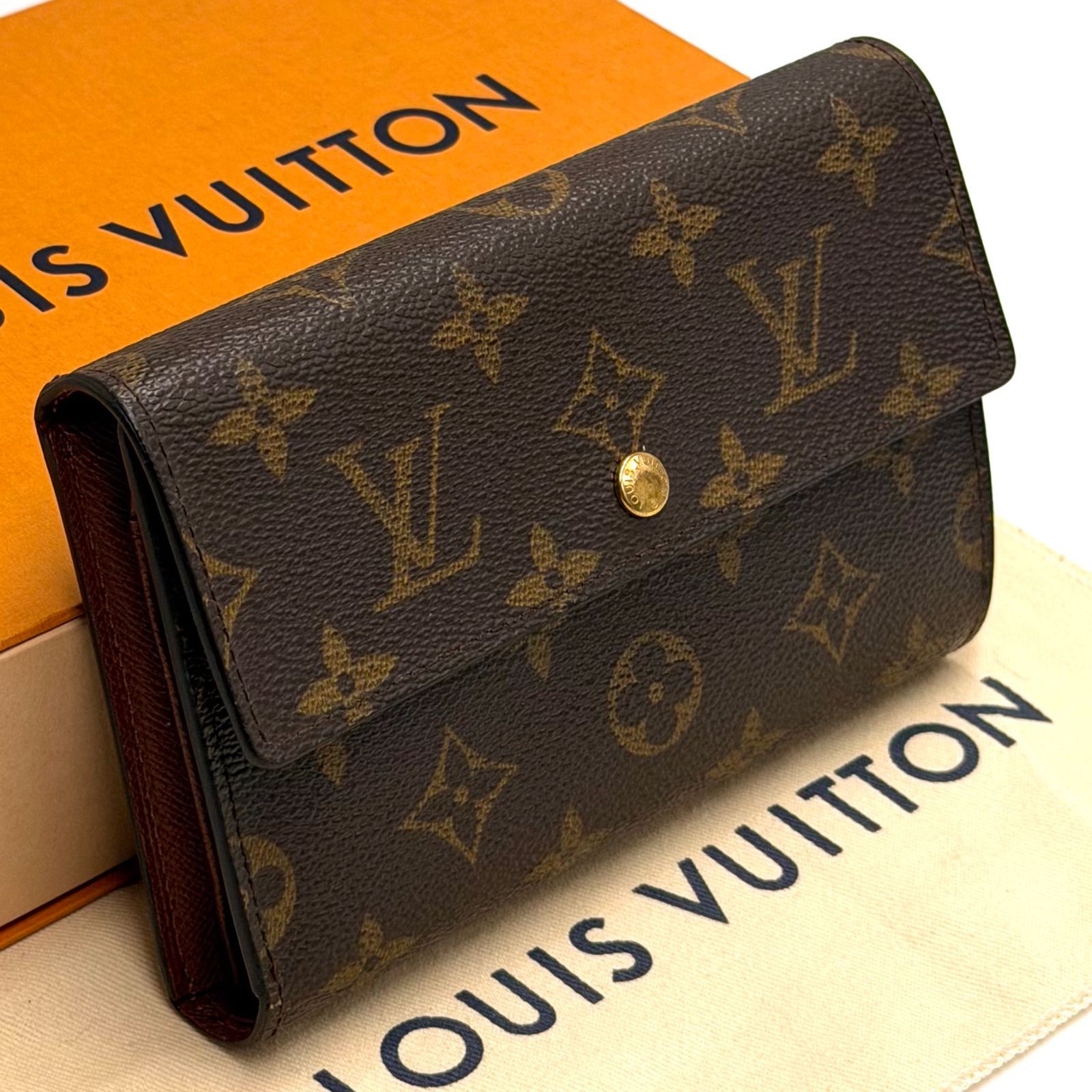 ルイヴィトン LOUIS VUITTON モノグラム ポルトトレゾール エテュイ