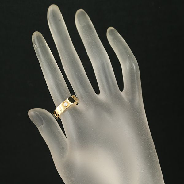 【Hiro・M】Cartier ラブリングクラシック サイズ55 YG カルティエ ラブ リング ダイヤ ダイヤモンド ウェディング クラシック