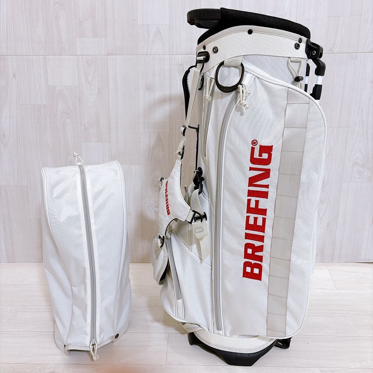 BRIEFING CR-4 ブリーフィング キャディバッグ ゴルフバッグ 5分割 ナイロン スタンド式 G-0559