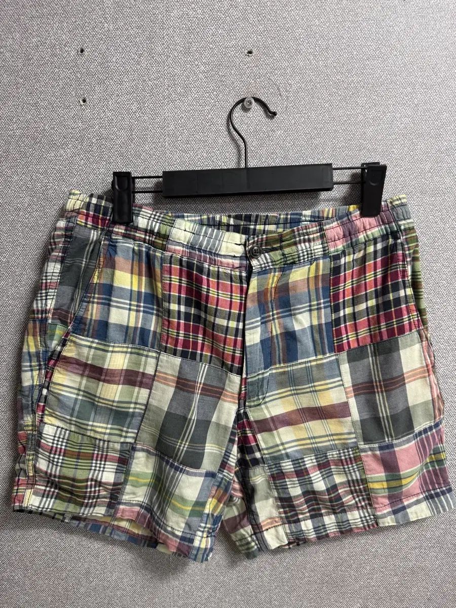 ポロ CHECK ハーフパンツ パッチワーク - S 8,177円