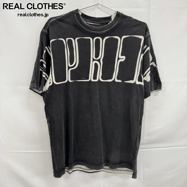 Supreme/シュプリーム【23AW】Overprint Knockout S/S Top/オーバープリント ノックアウト 半袖Tシャツ/ブラック/M