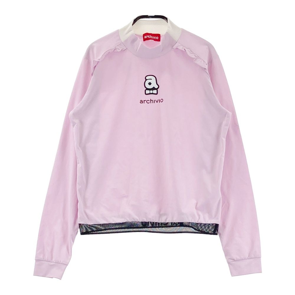 サイズ：38 ARCHIVIO アルチビオ ハイネック 長袖Tシャツ ピンク系 [240101505120] ゴルフウェア レディース ストスト