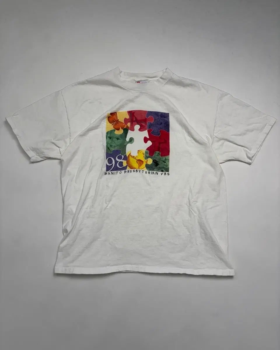 90年代 イエスキリストTシャツ (ホワイト)
