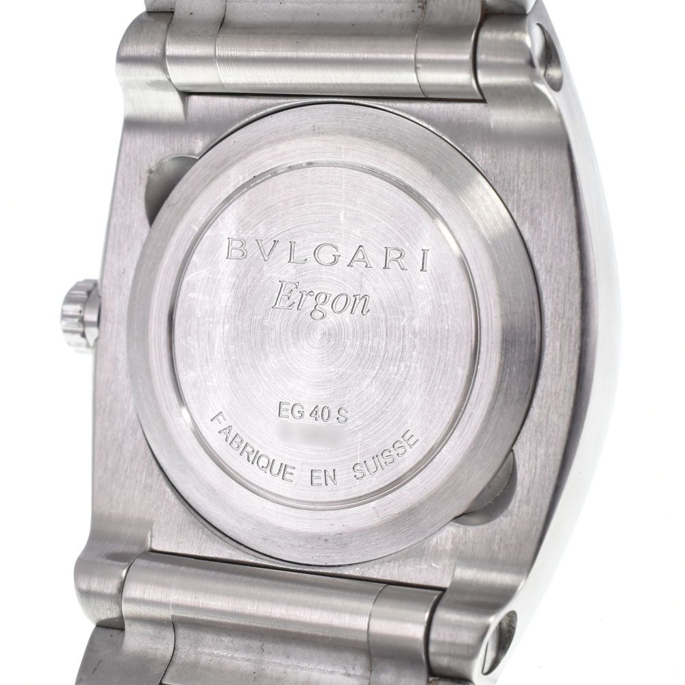 ブルガリ BVLGARI EG40S エルゴン デイト ブラック 自動巻き メンズ