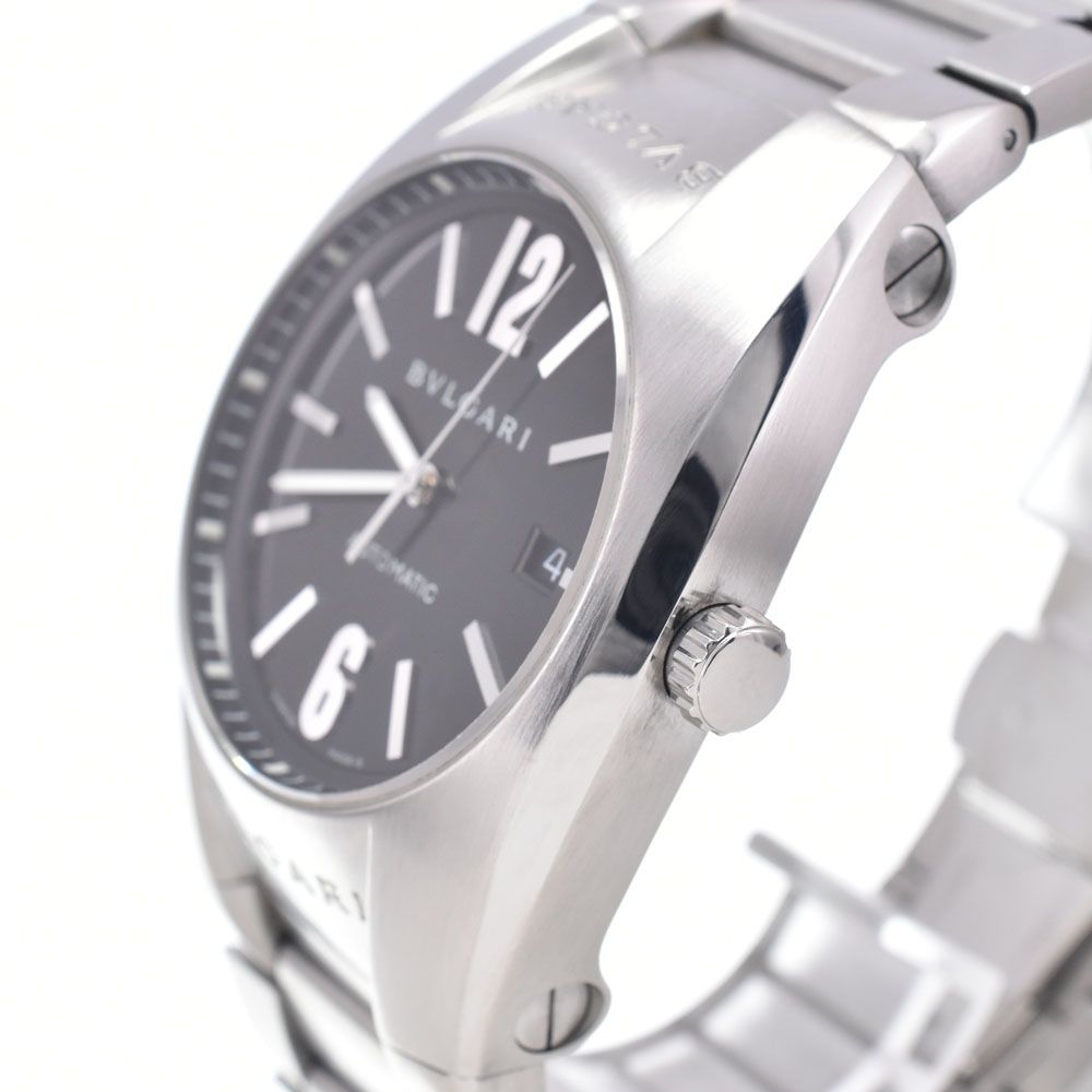 ブルガリ BVLGARI EG40S エルゴン デイト ブラック 自動巻き メンズ