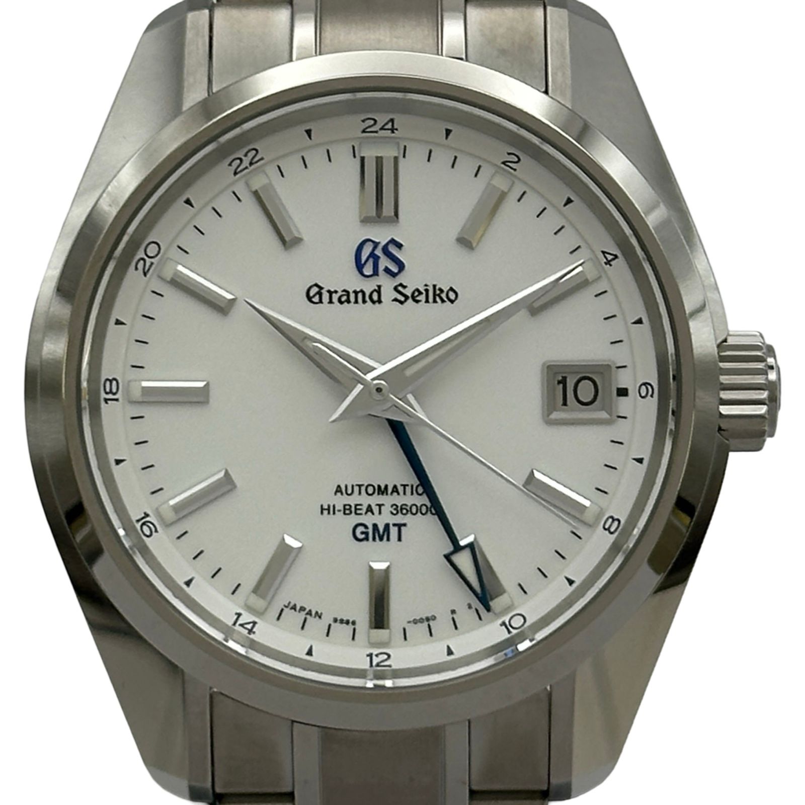 グランドセイコー Grand Seiko ヘリテージコレクション メカニカルハイビート 36000 GMT SBGJ255(9S86-00R0) ホワイト チタン 自動巻き メンズ 腕時計