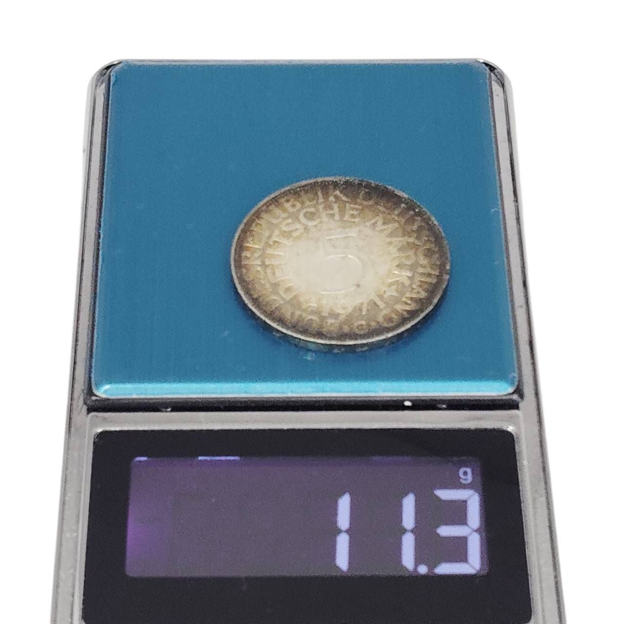 1971年 ドイツ 5マルク 銀貨 Gミントマーク 重量11.3g 硬貨 貨幣 古銭