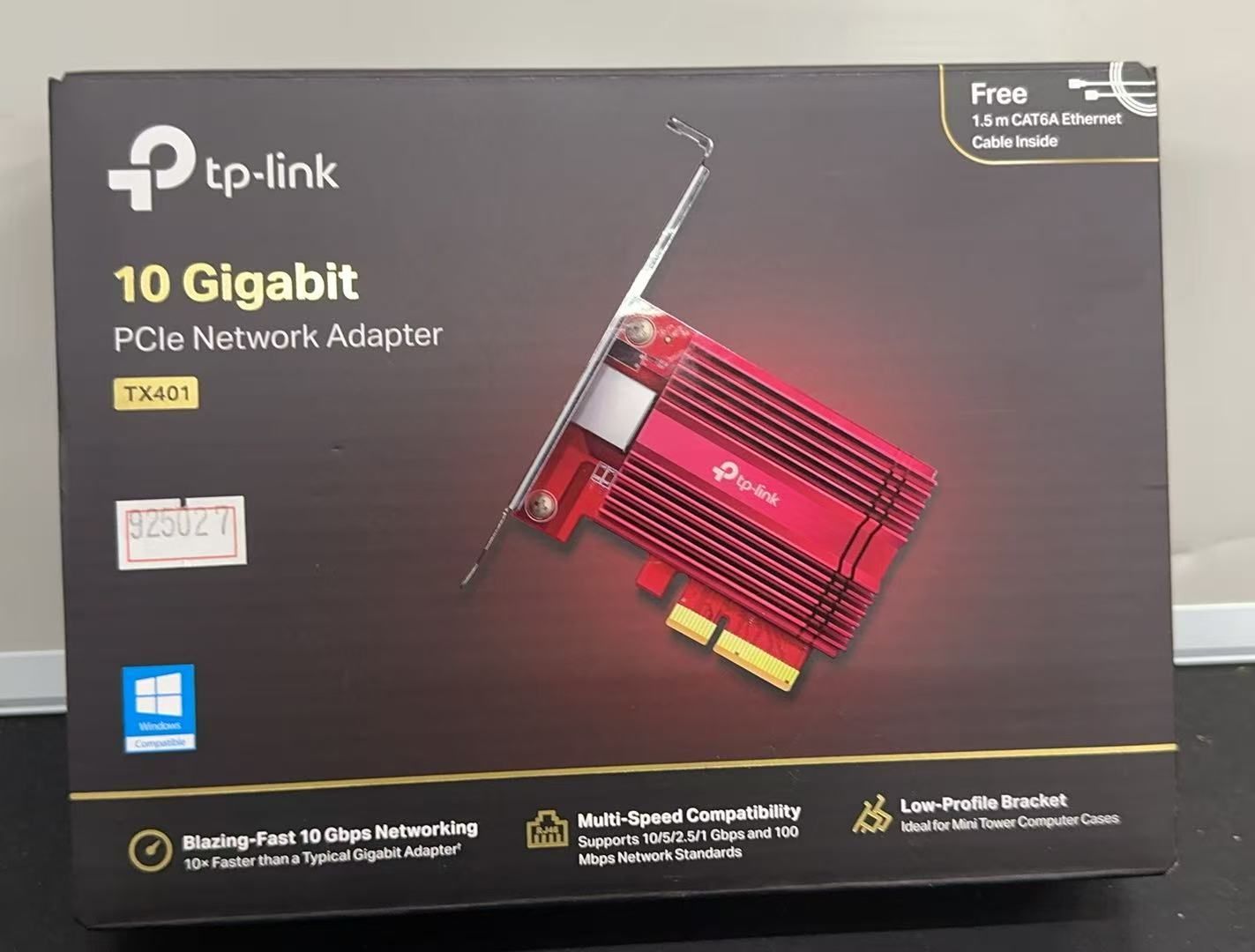 TP-Link TX401 10Gbps PCIe LANカード 10GBase-T 動作確認済み 美品 ++