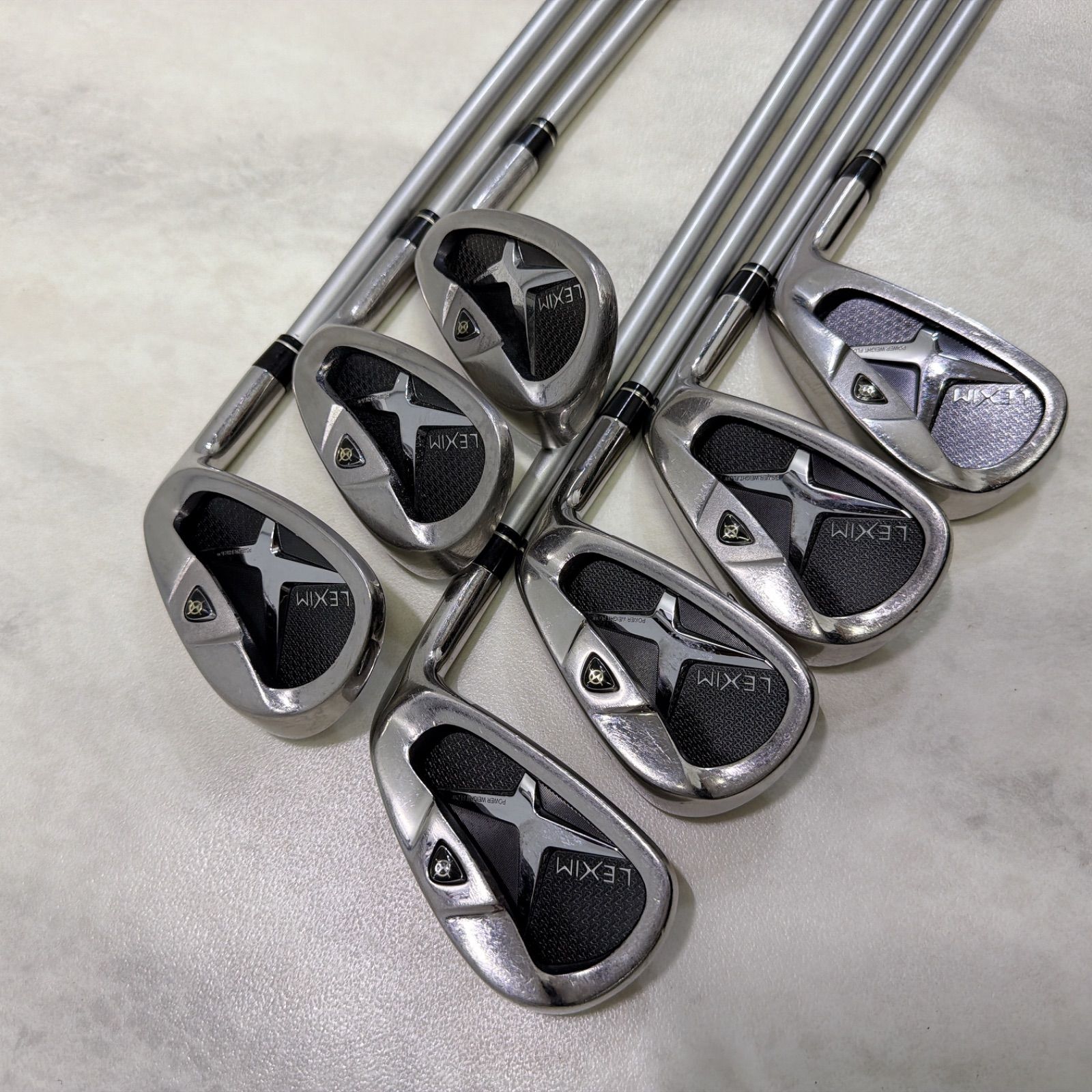 ライザップゴルフ LEXIM アイアン7本セット (6I ～ SW) 希少MCI 50R RIZAP LEXIM アイアンセット レディース 7本セット 6