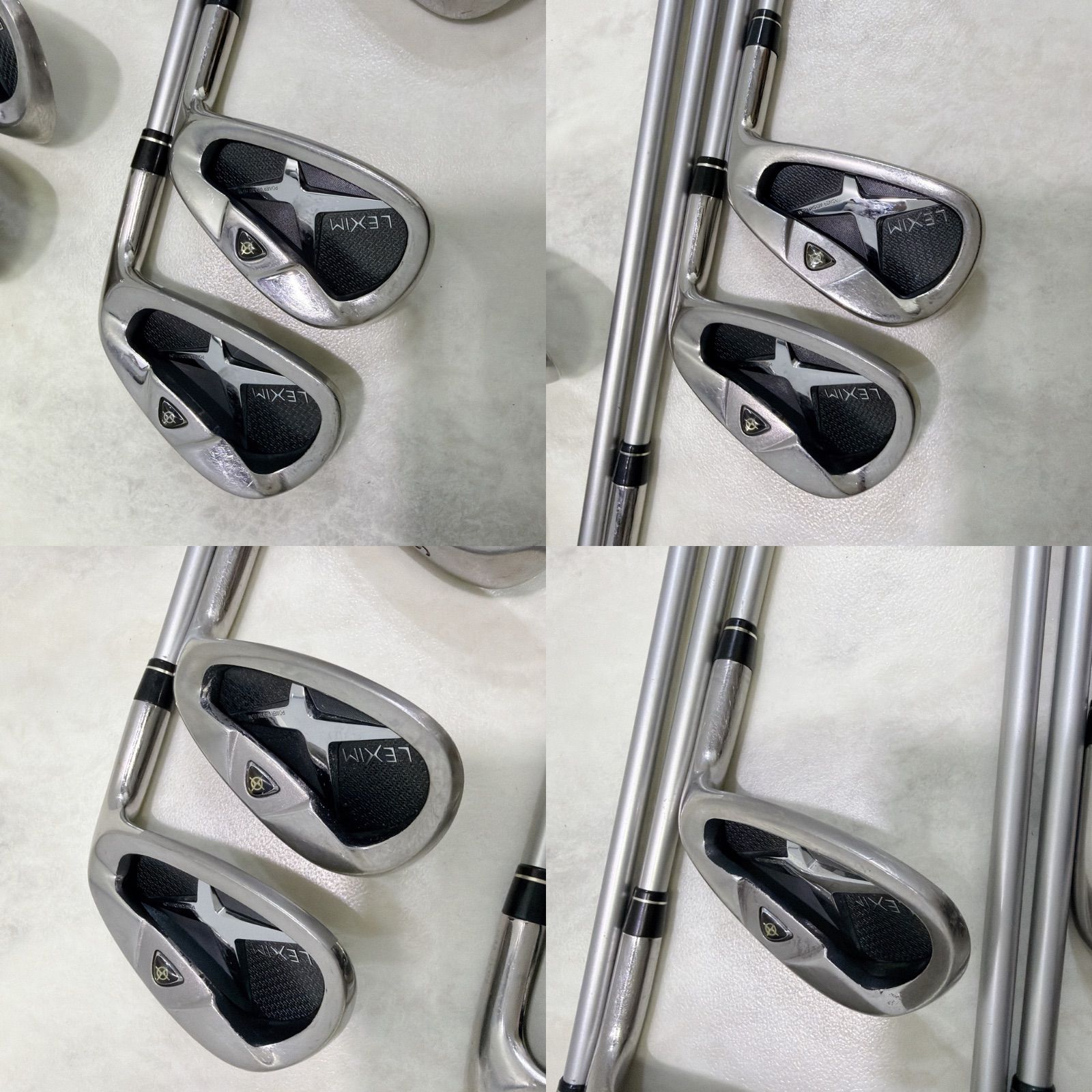 ライザップゴルフ LEXIM アイアン7本セット (6I ～ SW) 希少MCI 50R RIZAP LEXIM アイアンセット レディース 7本セット 6