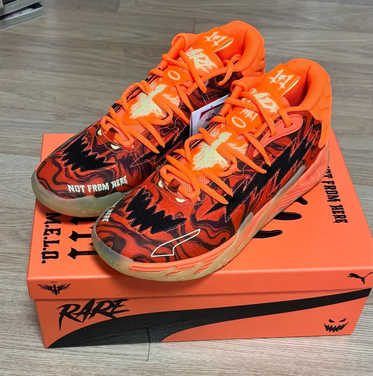 275 PUMA プーマ MB 03 ハロウィーン 新品 バスケシューズ