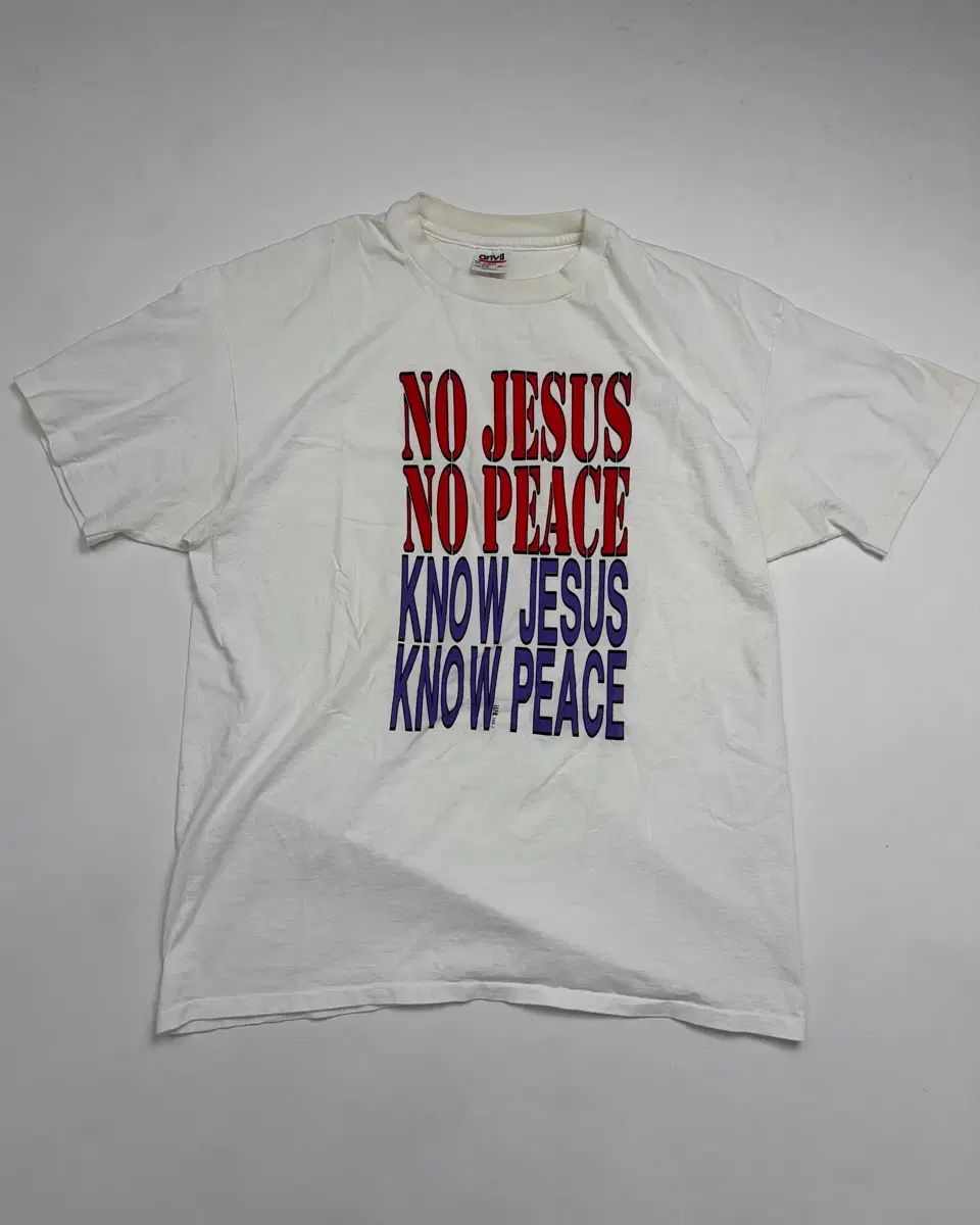 00年代 Jesus Tシャツ (ホワイト)