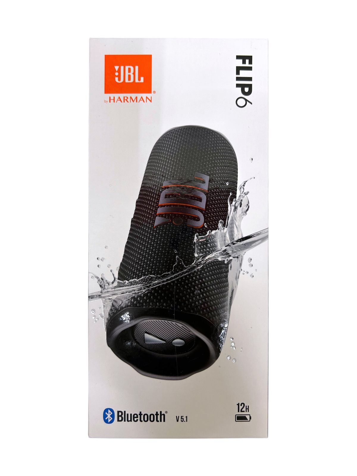 JBL (ジェイビーエル) FLIP 6 Bluetooth スピーカー ブラック 家電/036