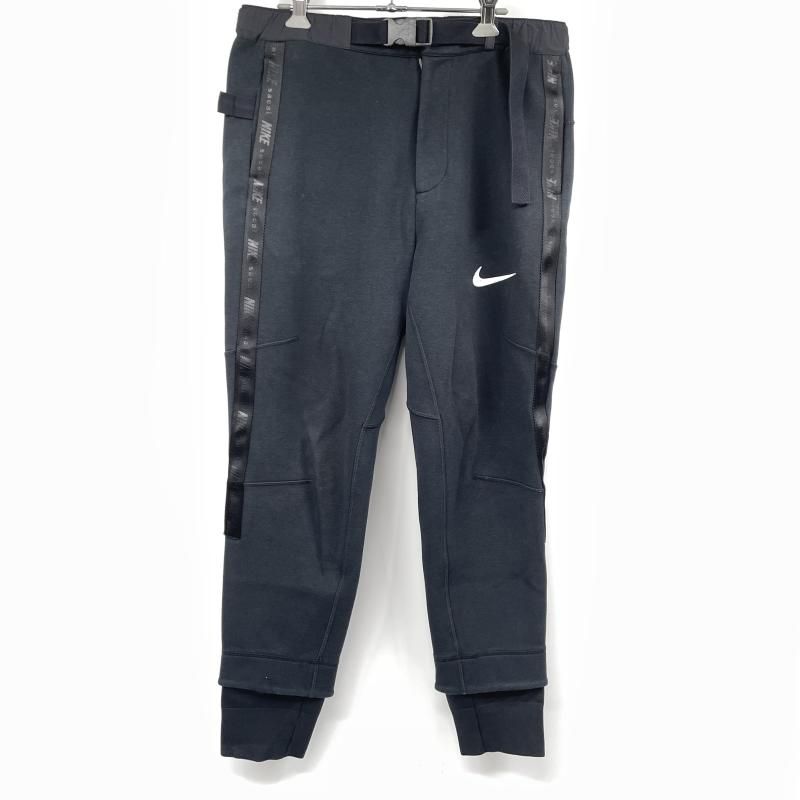 【中古】NIKE×SACAI 20AW Fleece Pants サイズM CZ4698-010 ブラック ナイキ サカイ[17]