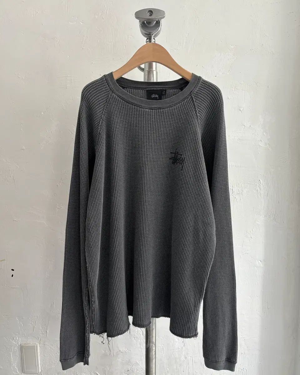 STUSSY ステューシー チャコール ワッフル O-DIVE ロングスリーブ