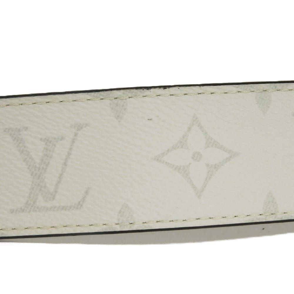 LOUIS VUITTON ルイ・ヴィトン サンチュール リヴェルソ 40MM 85/34 リバーシブル LVロゴ フラワー ホワイト カーフ ネイビー モノグラム ブロン ベルト M0003V LOUIS VUITTON ルイ・ヴィトン サンチュール リヴェルソ 40MM 85/34
