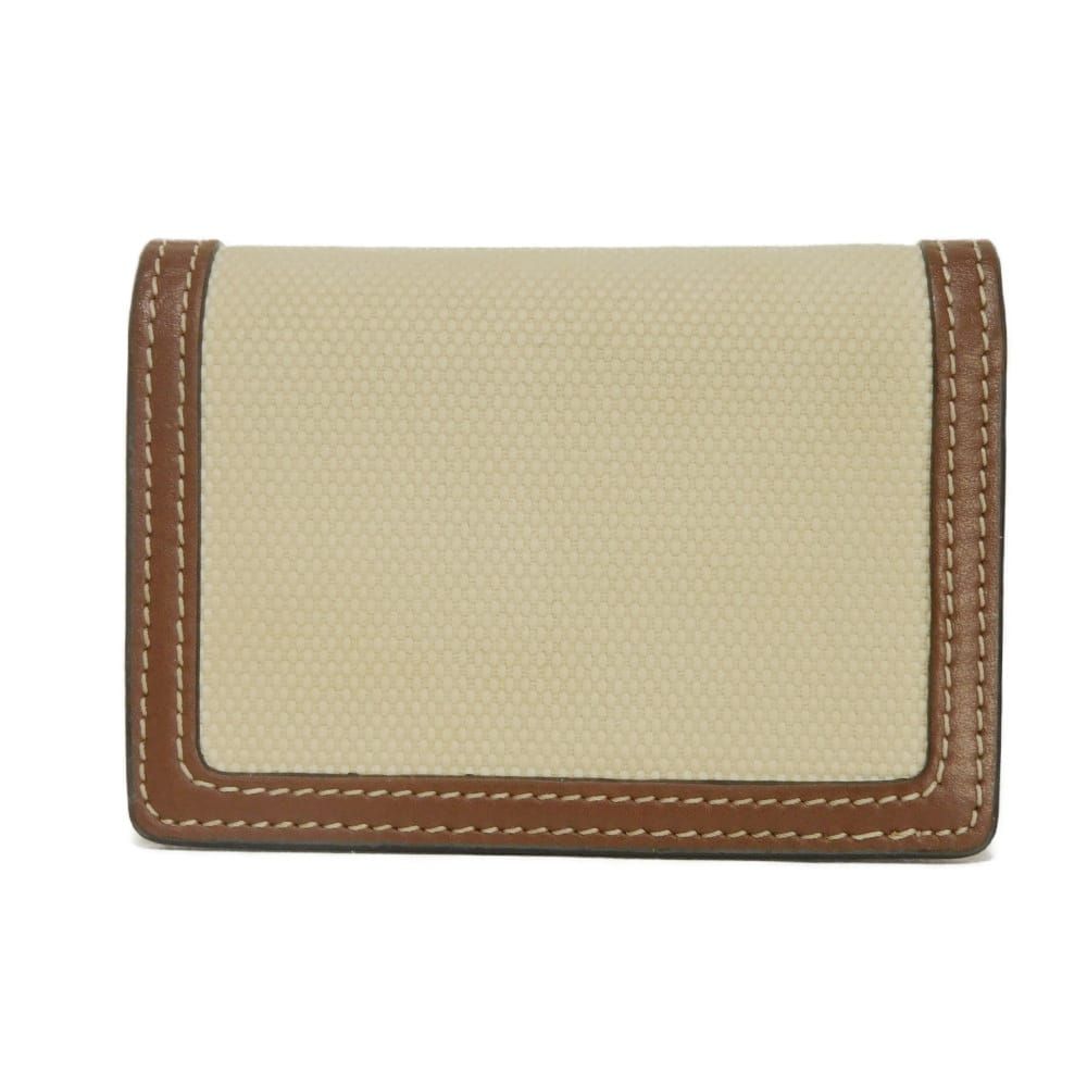 BURBERRY バーバリー TB ロゴ チェーン コンパクト ウォレット カーフ