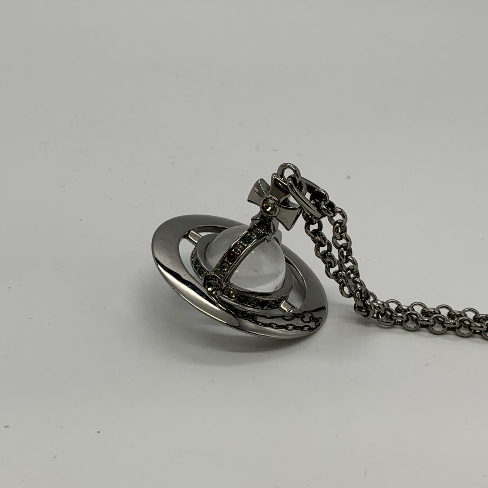 【姫路東店】 中古 Vivienne Westwood | ヴィヴィアンウエストウッド ネックレス SMALL ORB PENDANT 63020096 シルバー 【136】