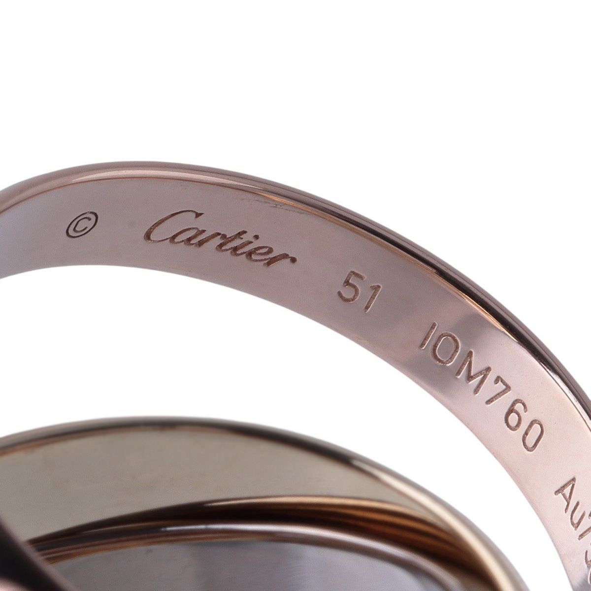 新品磨き済み Cartier カルティエ トリニティ クラシック リング 51 