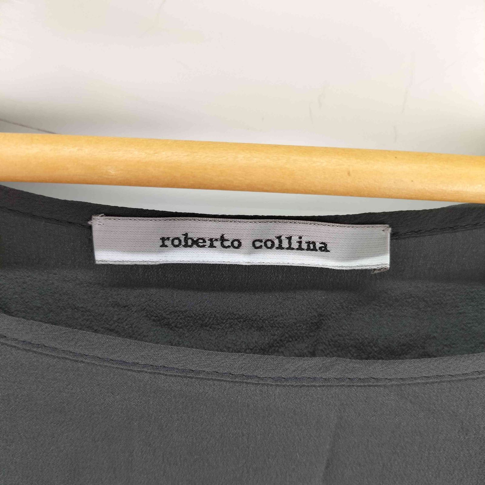 ロベルトコリーナ ROBERTO COLLINA シルク100 ノースリーブブラウス 