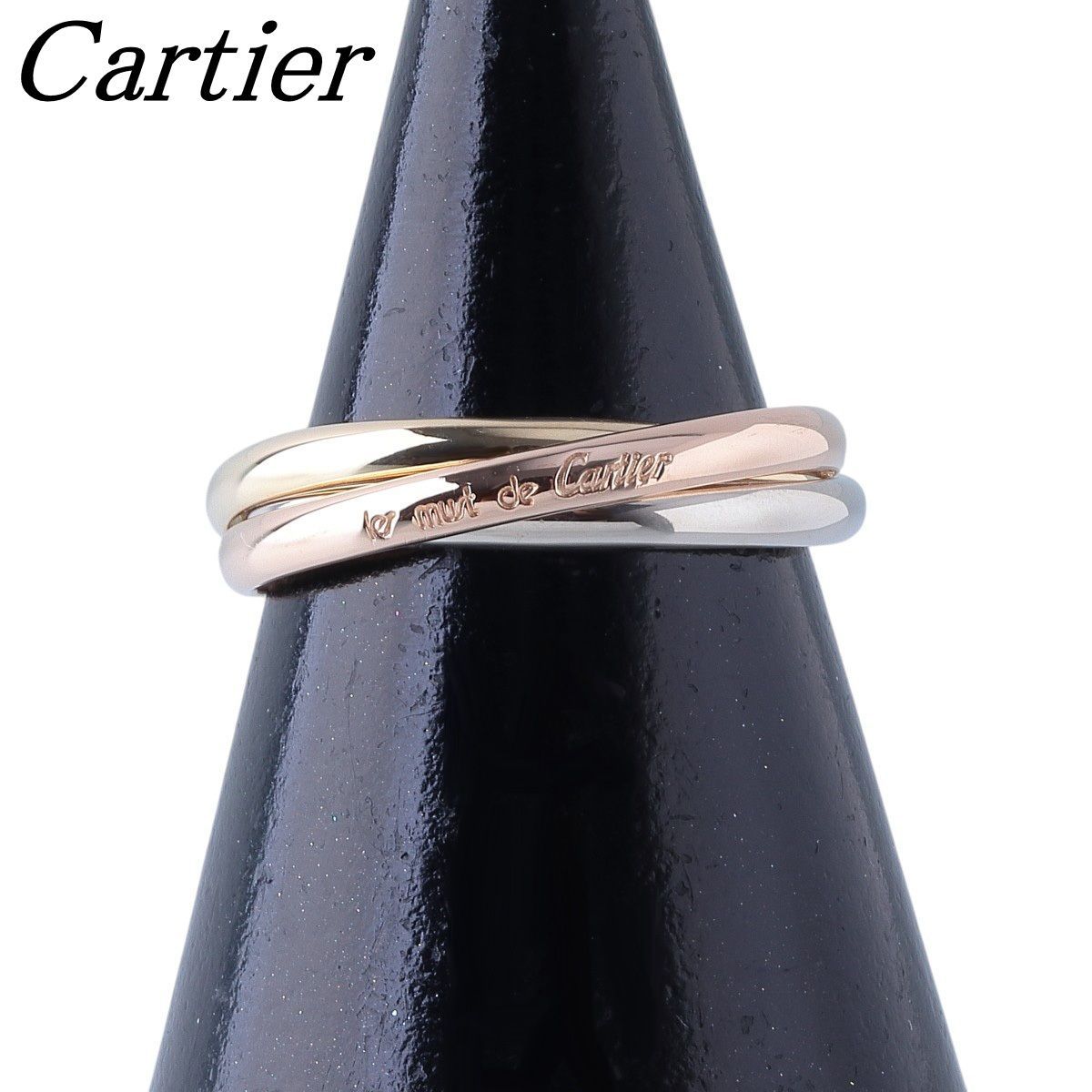 カルティエ トリニティ リング XS #51 750PG/WG/YG スリーカラー 新品