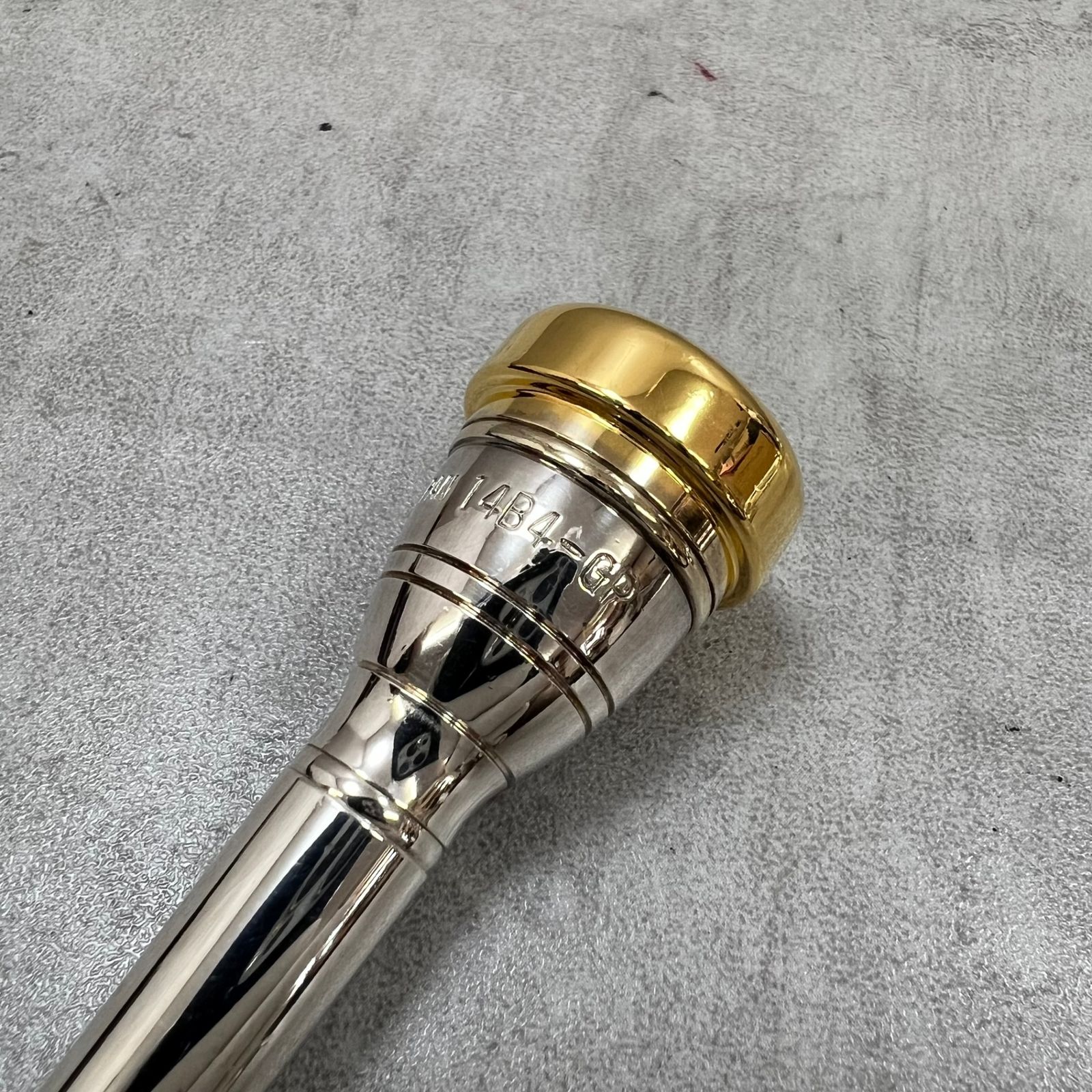 ヤマハカスタム トランペット用マウスピース 14B4-GP 管楽器 金メッキ