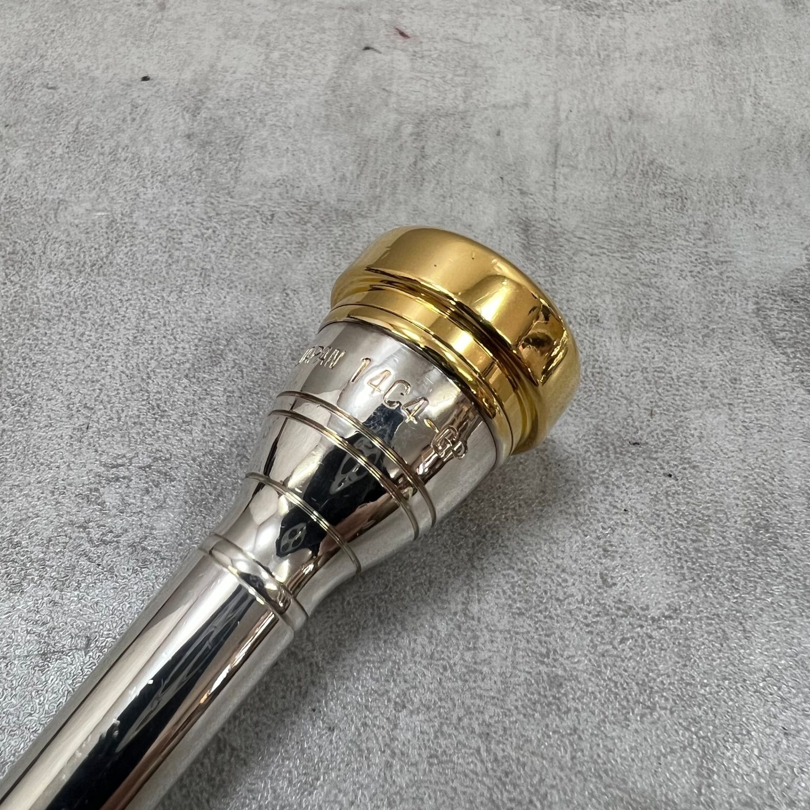 ヤマハカスタム トランペット用マウスピース 14C4-GP 管楽器 金メッキ