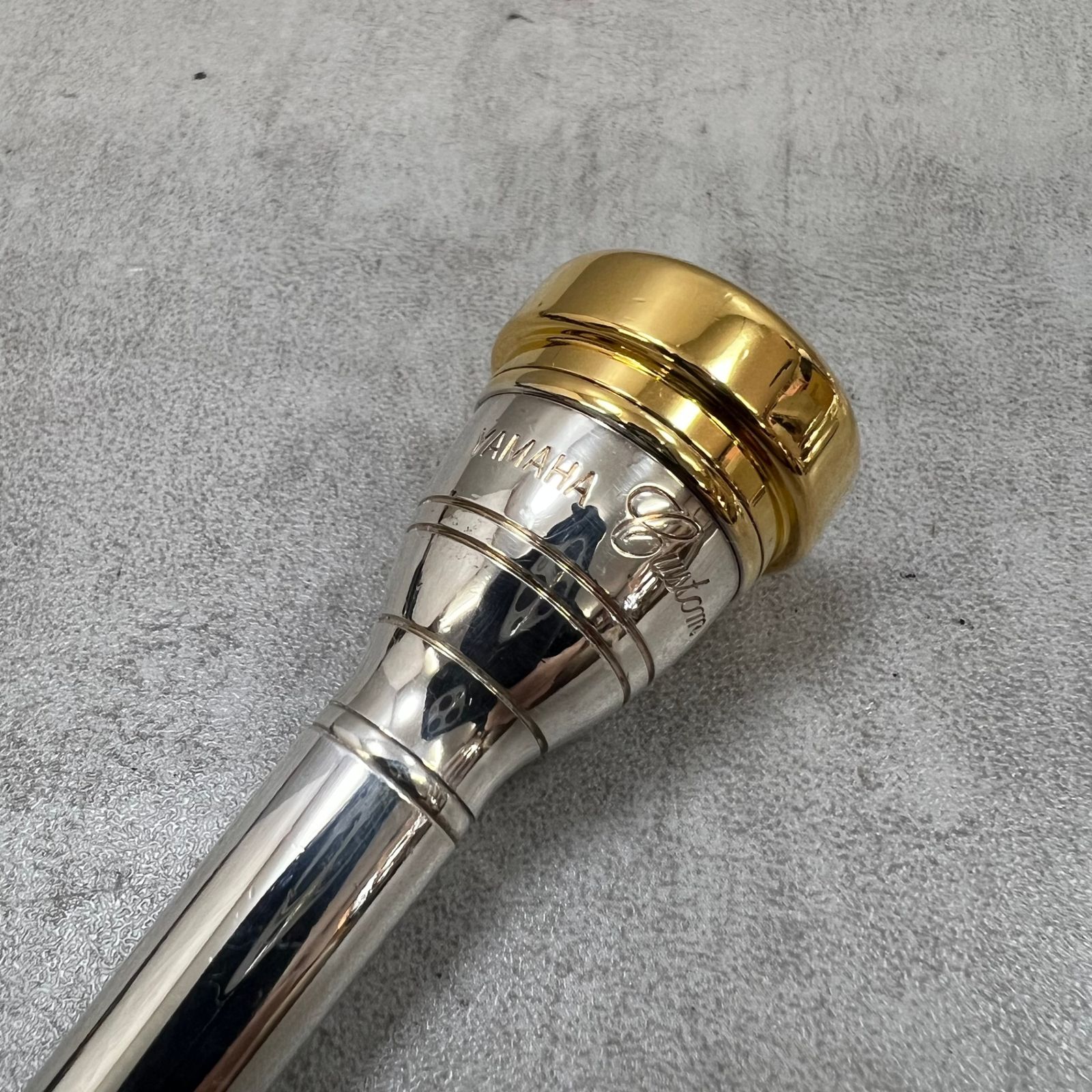 ヤマハカスタム トランペット用マウスピース 14C4-GP 管楽器 金メッキ