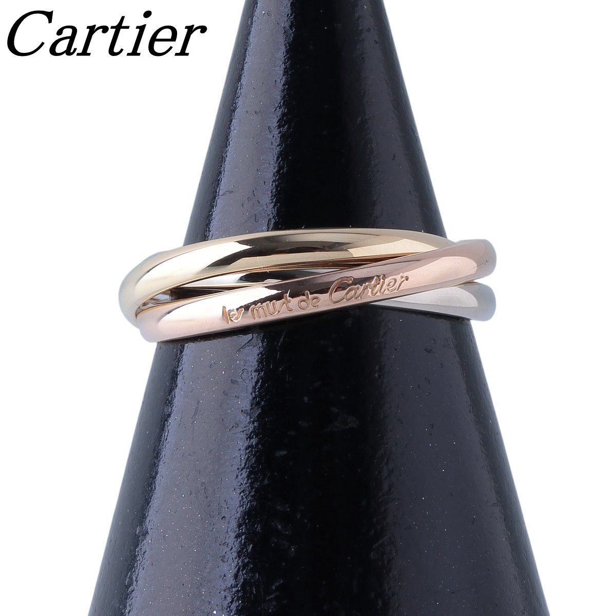 カルティエ トリニティ リング XS #48 750PG/WG/YG スリーカラー 新品