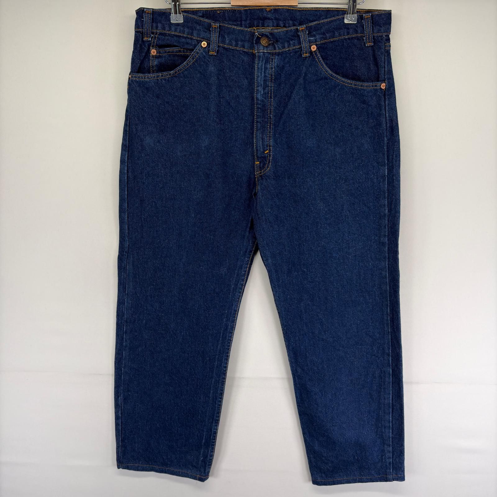 古着 リーバイス Levi's USA製 デニム パンツ 5ポケット 505 ジッパーフライ ジーンズ ジーパン w38 L30 ブルー系 メンズ