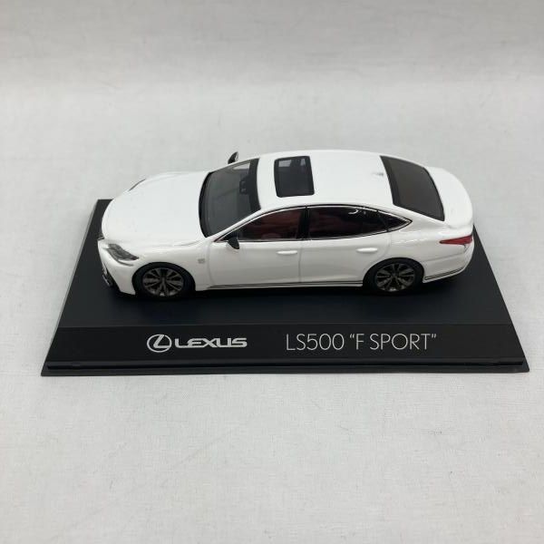 京商Lexus LS500 F SPORT ホワイトノーヴァガラスフレーク 1台 中古】京商 1/43 レクサス LS500 F SPORT(ホワイトノーヴァガラス