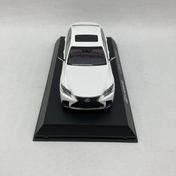 中古】京商 1/43 レクサス LS500 F SPORT(ホワイトノーヴァガラス