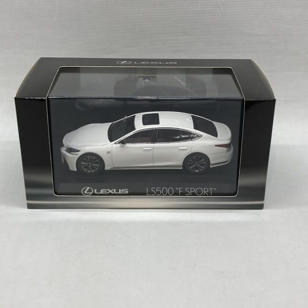 中古】京商 1/43 レクサス LS500 F SPORT(ホワイトノーヴァガラス