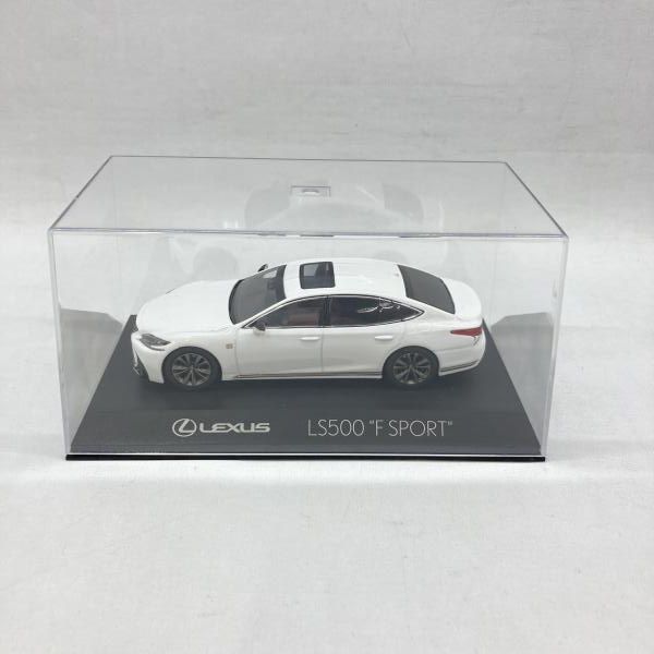 中古】京商 1/43 レクサス LS500 F SPORT(ホワイトノーヴァガラス