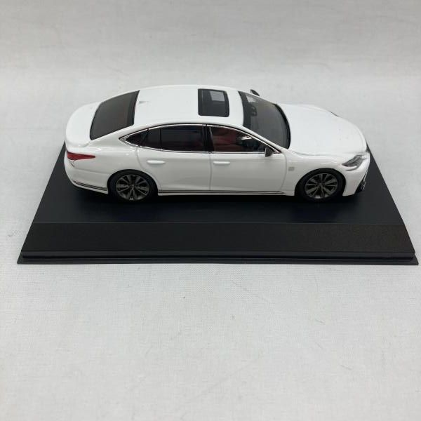 中古】京商 1/43 レクサス LS500 F SPORT(ホワイトノーヴァガラス