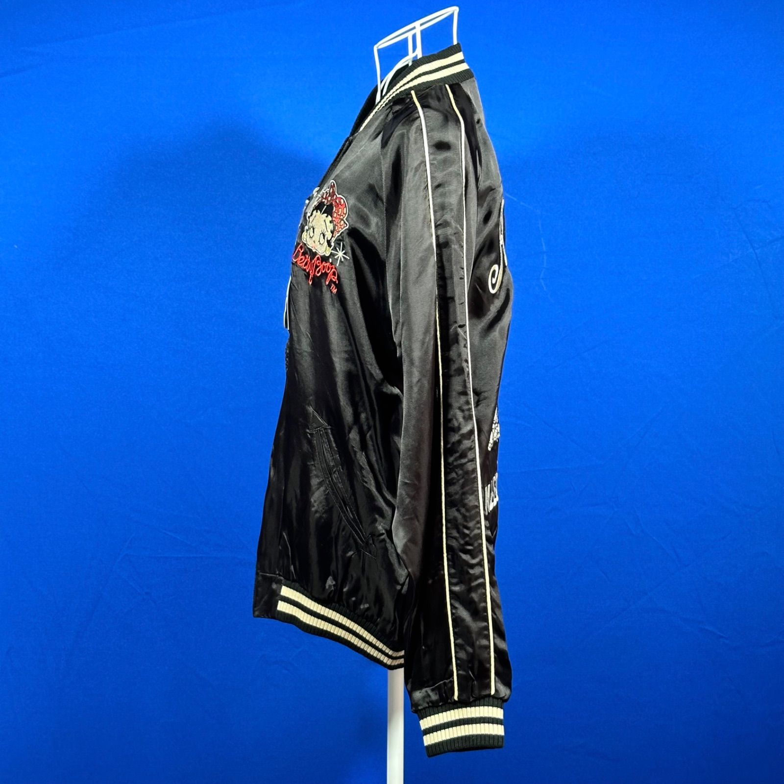 新品 SKULL WORKS × BETTY BOOP ホットロッド ベティー刺繍