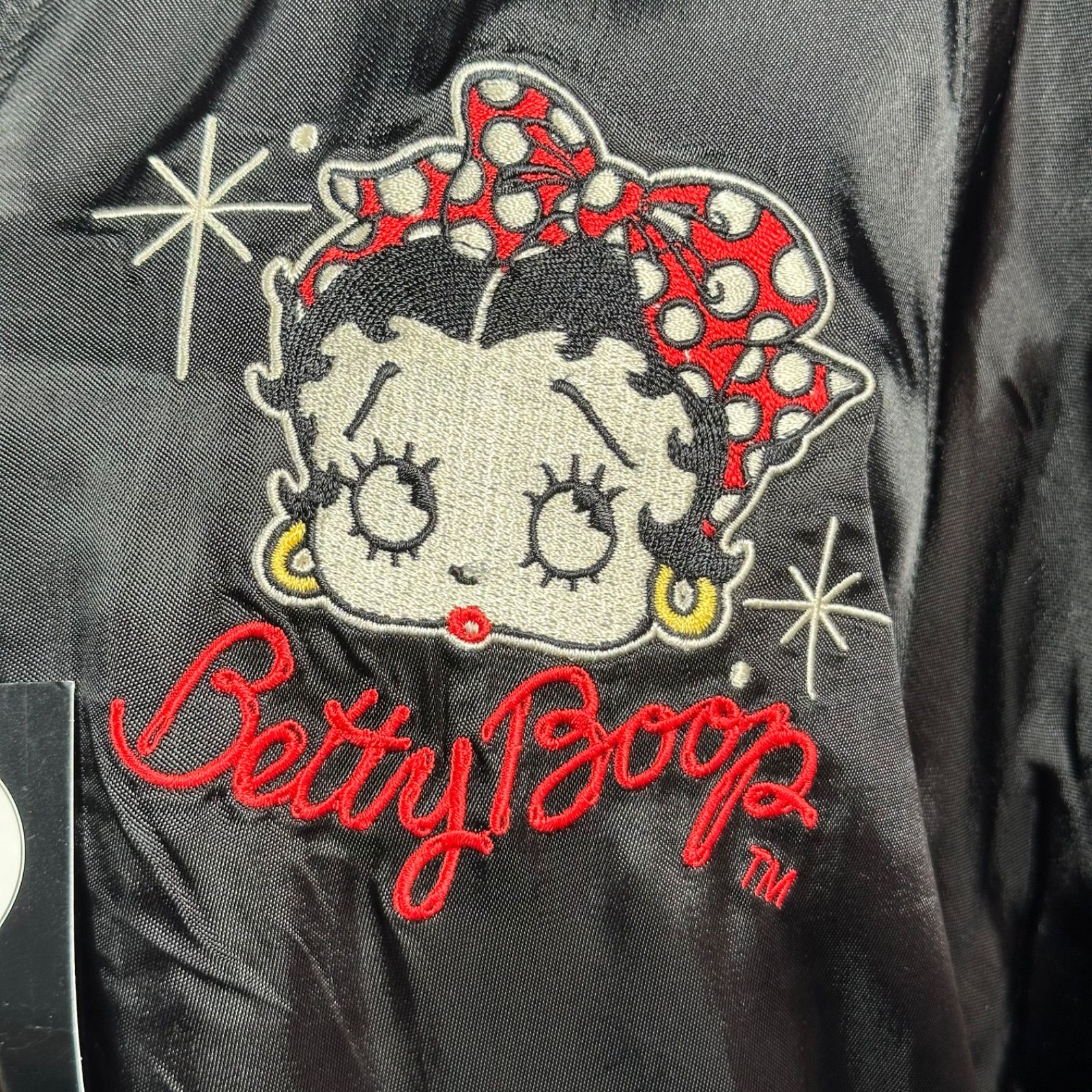 新品 SKULL WORKS × BETTY BOOP ホットロッド ベティー刺繍