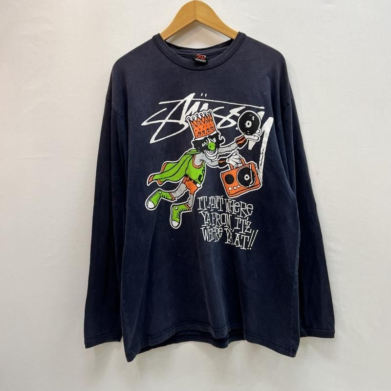 ステューシー 00s ロングスリーブ Tシャツ ロンT オールド メンズ XL