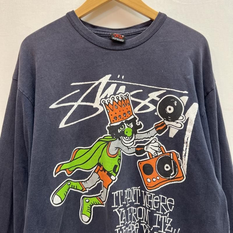 ステューシー 00s ロングスリーブ Tシャツ ロンT オールド メンズ XL