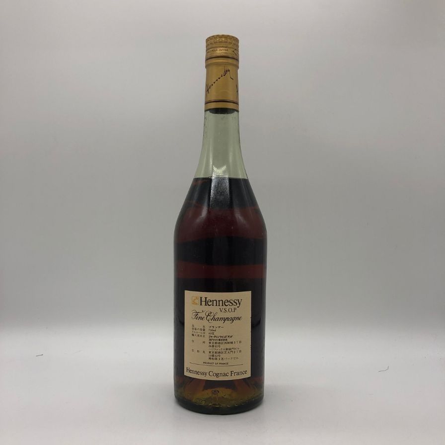 古酒 Hennessy ヘネシー ファインシャンパーニュ グリーンボトル ヘネシー VSOP ファインシャンパーニュ グリーンボトル 700ml - メルカリ