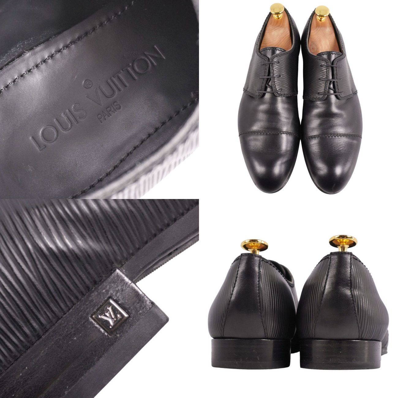 ルイヴィトン LOUIS VUITTON レザーシューズ ダービーシューズ ビジ